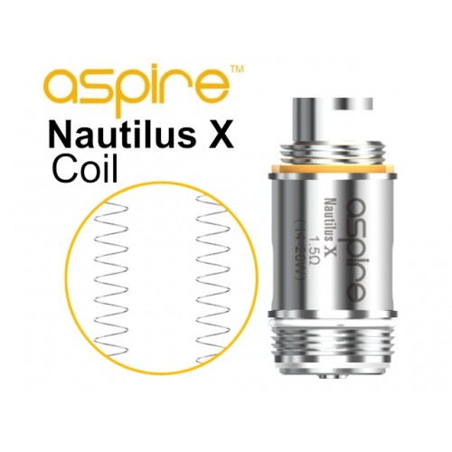 Aspire Nautilus X PockeX 0.6 Ohm Coils 1 ΤΜΧ