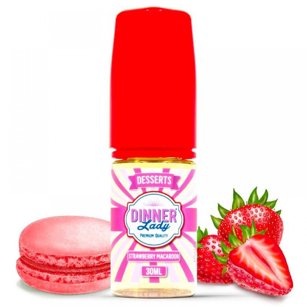 Strawberry Macaroon Flavor Dinner Lady 30ml