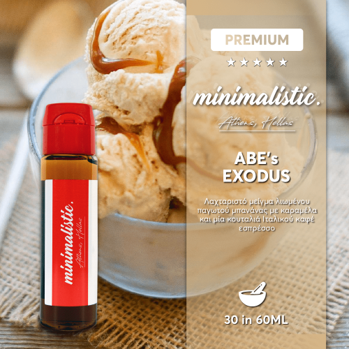Abe’s Exodus Minimalistic Flavour Shots 30/60ml